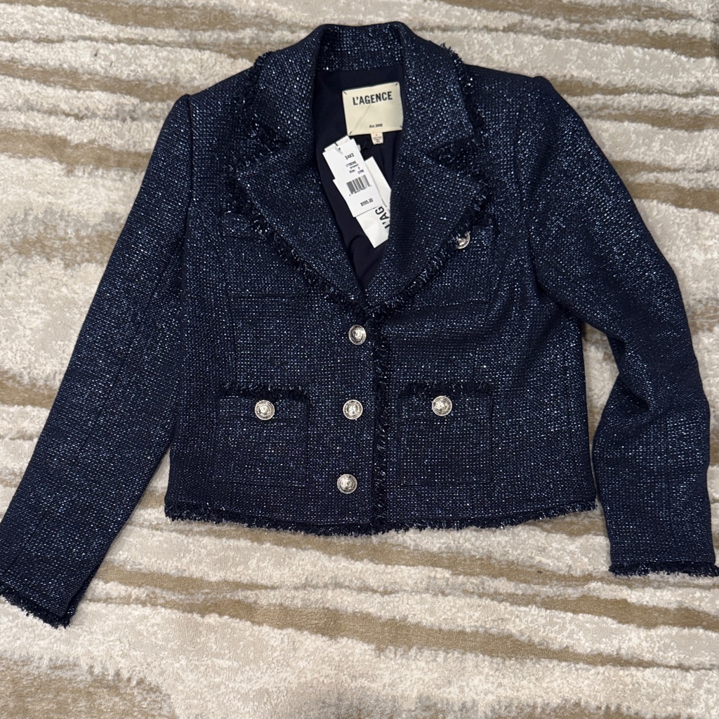 L'agence Sylvia Metallictweed Jacket